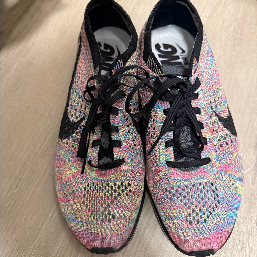 Nike Women's Multicolor Flyknit Racer Sneakers